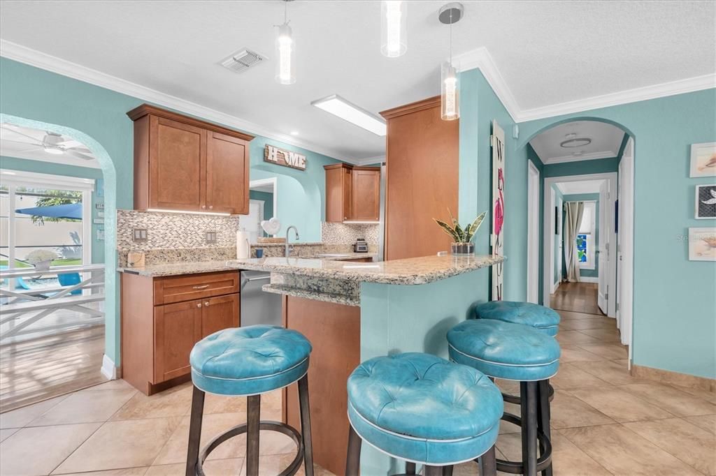 Interior, Kitchen, Pendant Lights, Recessed Lighting
