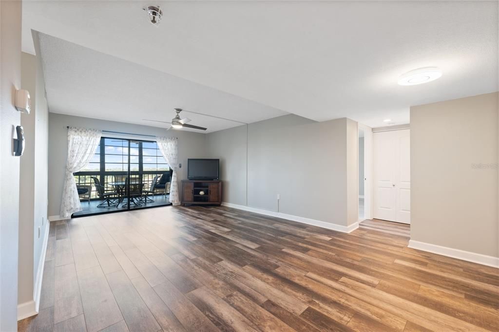 Empty room, Interior, Wood Texture Flooring
