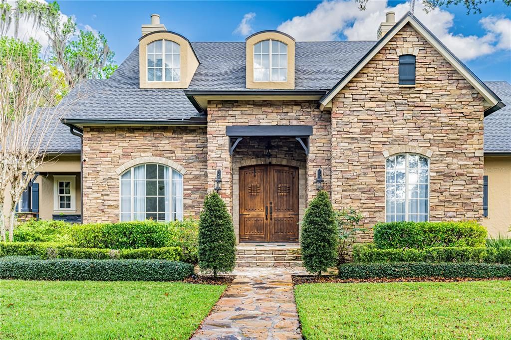 Exterior, Facade, Brick Facade, French Provincial