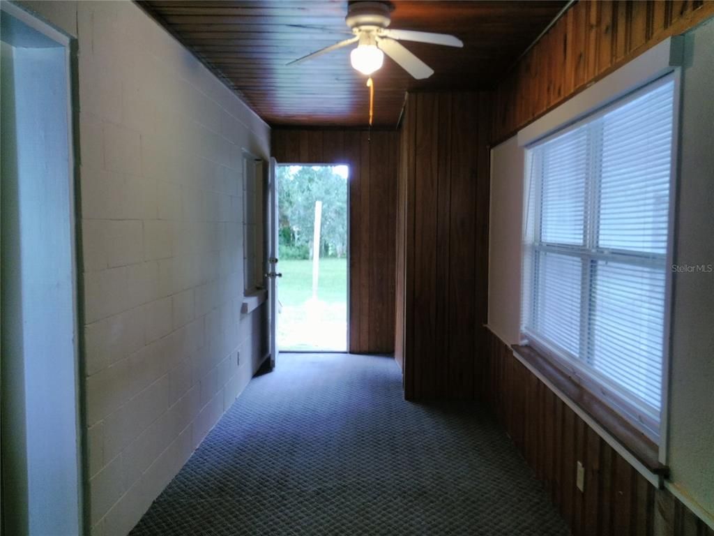 Empty room, Interior, Stone Walls, Wooden Ceilings, Wooden Walls