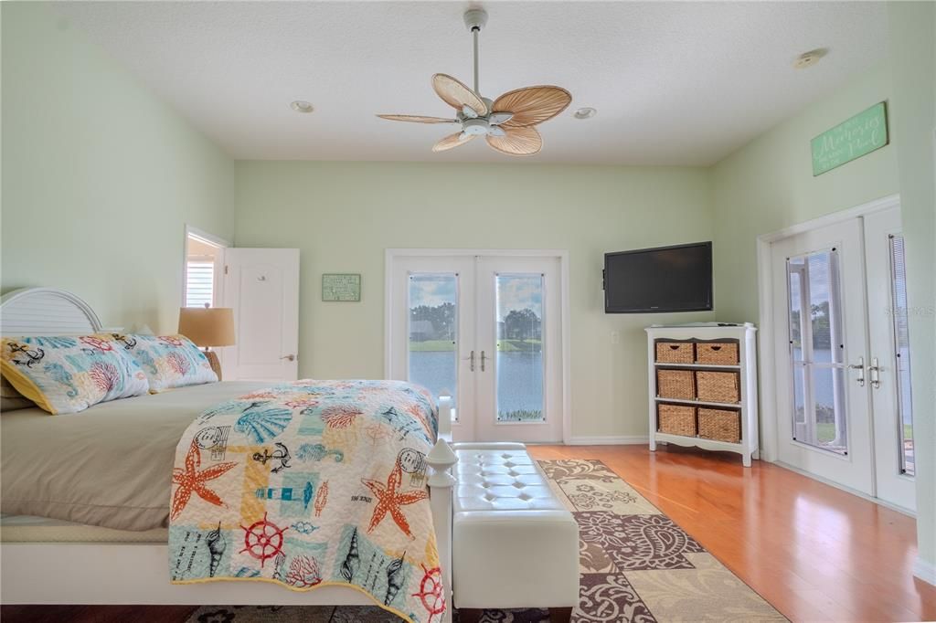 Bedroom, Interior, Water, Wood Texture Flooring