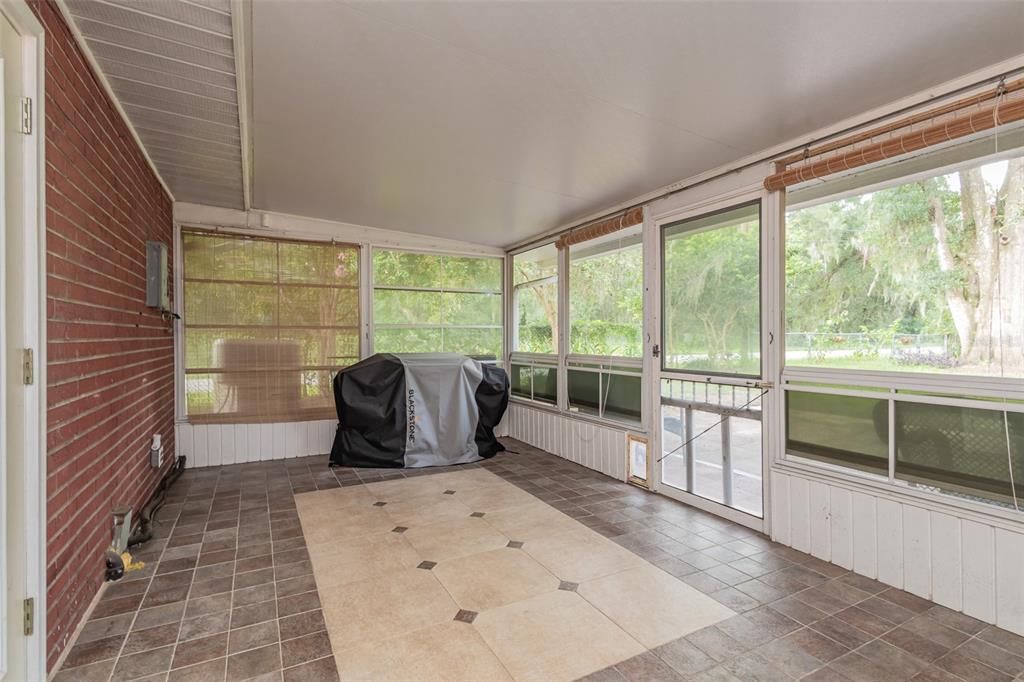Interior, Stone Walls, Sun Room