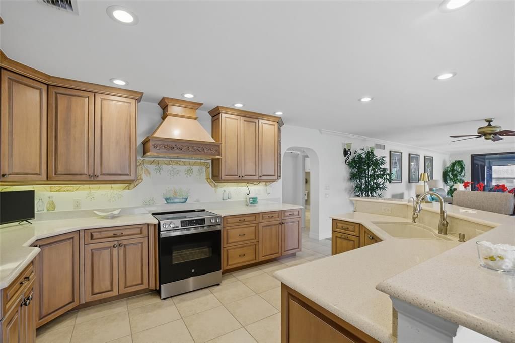 Interior, Kitchen, Recessed Lighting, Stainless Steel Appliances