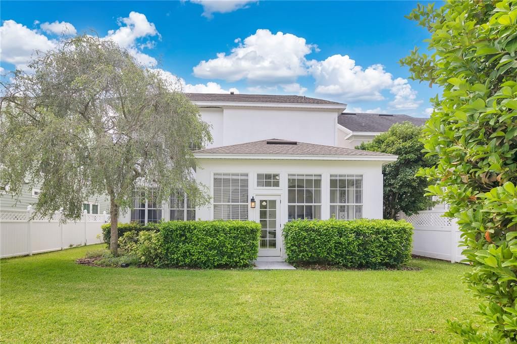 Backyard, Exterior