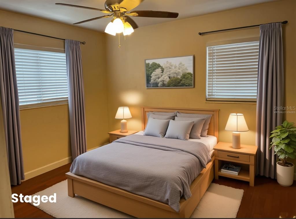 Bedroom, Interior, Wood Texture Flooring