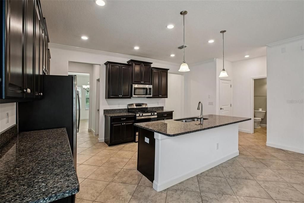 Interior, Kitchen, Pendant Lights, Recessed Lighting