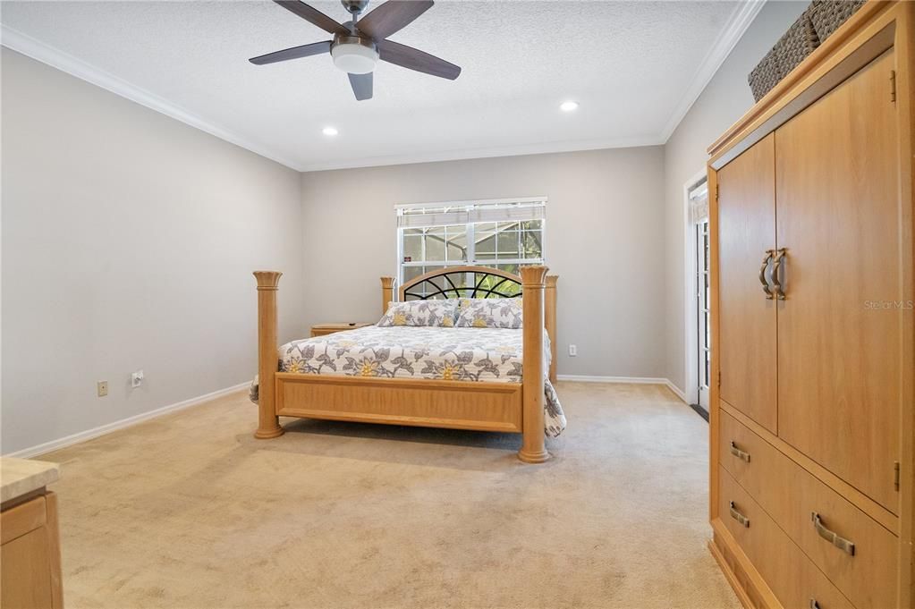 Bedroom, Interior, Recessed Lighting
