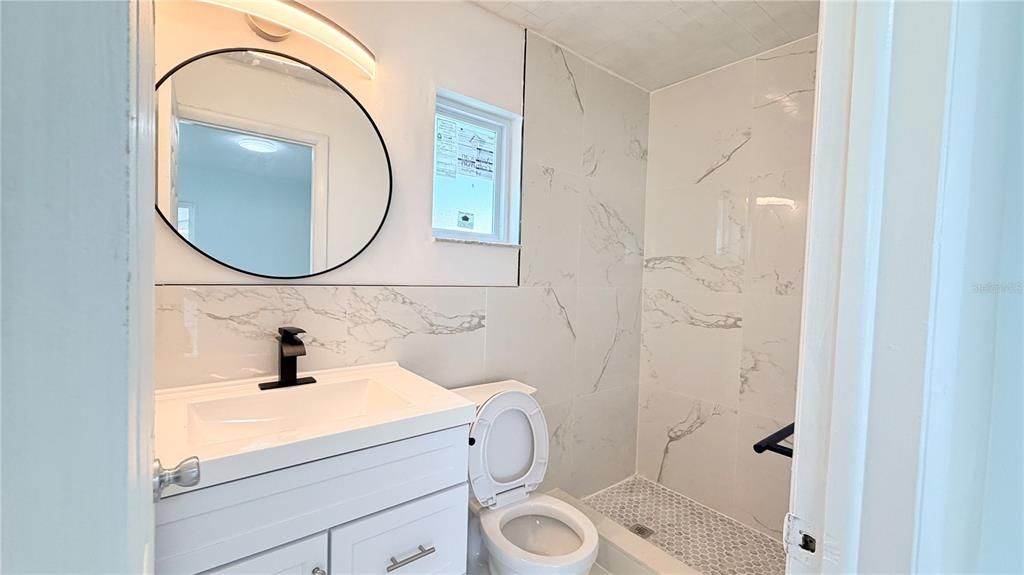Bathroom, Interior, Marble Walls