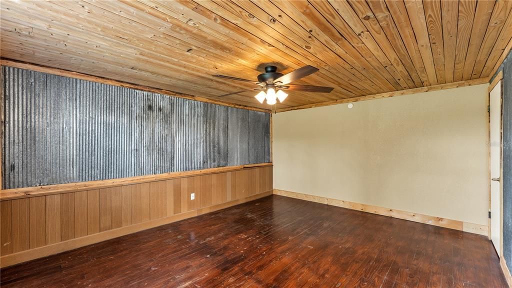Empty room, Interior, Wooden Ceilings, Wood Texture Flooring