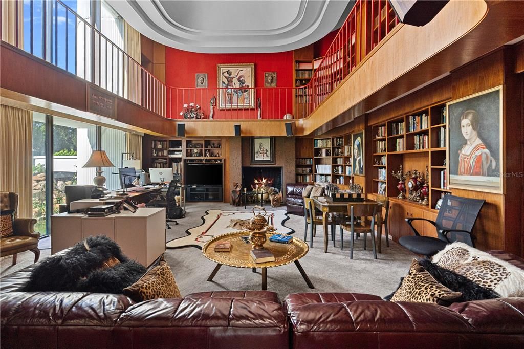Dining room, Fireplace, Interior, Living room