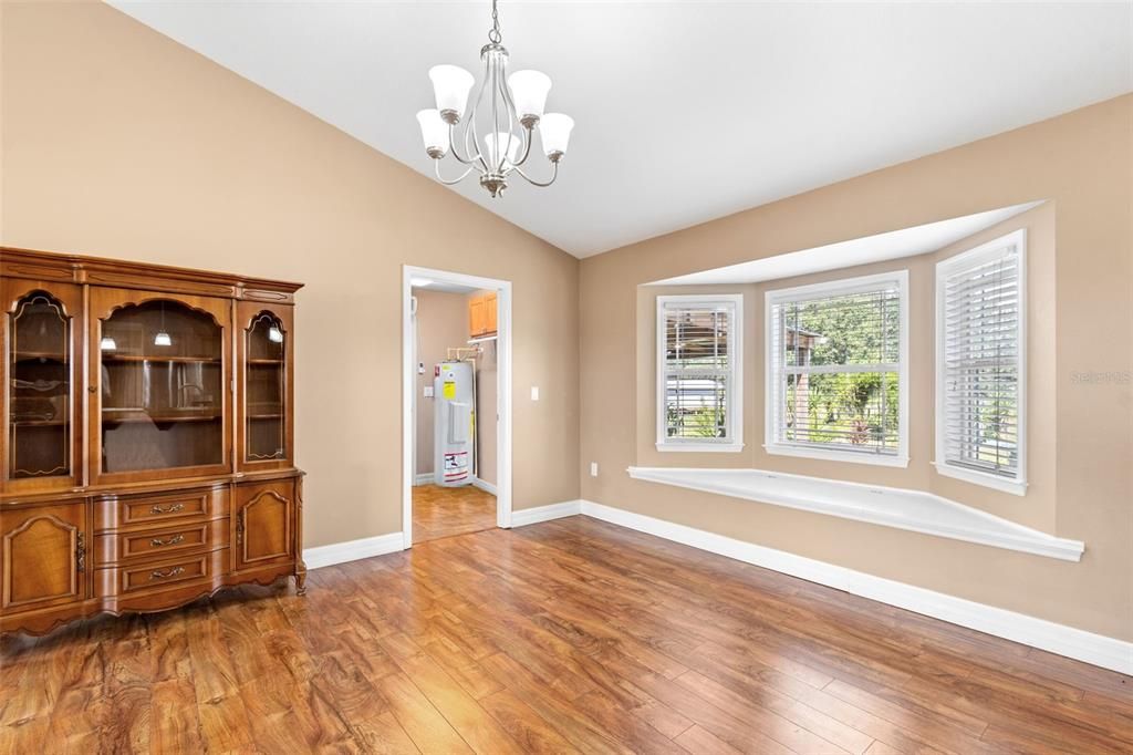 Chandelier, Empty room, Interior, Wood Texture Flooring