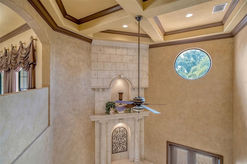Interior, Recessed Lighting, Stone Walls