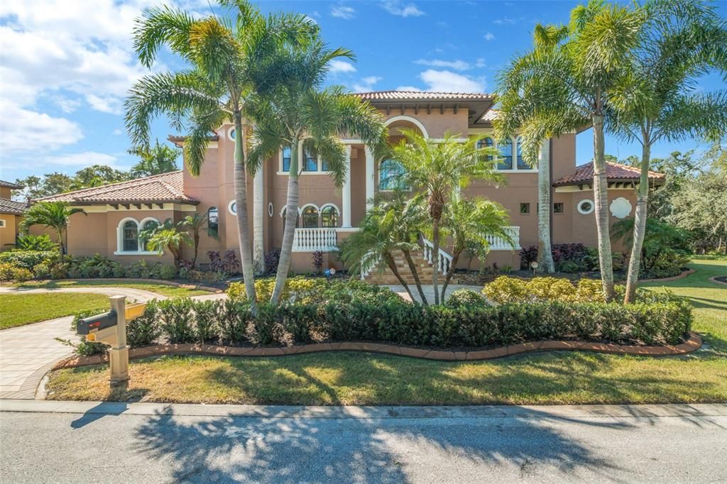 Backyard, Exterior, Facade, Mediterranean