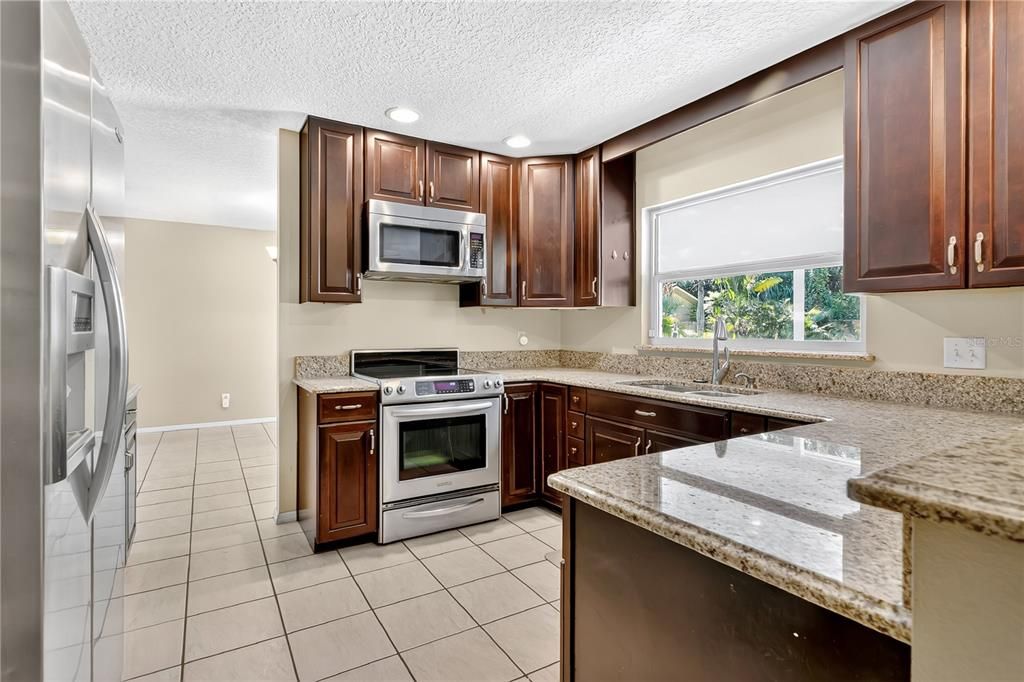 Interior, Kitchen, Recessed Lighting, Stainless Steel Appliances