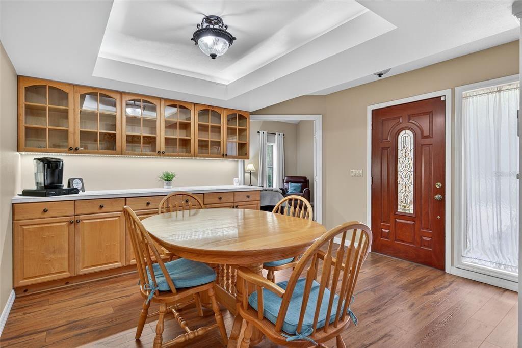 Dining room, Interior, Wood Texture Flooring