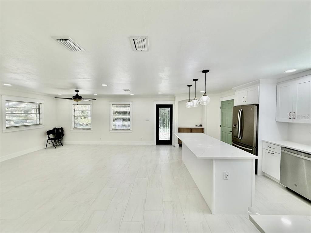 Interior, Kitchen, Pendant Lights, Recessed Lighting