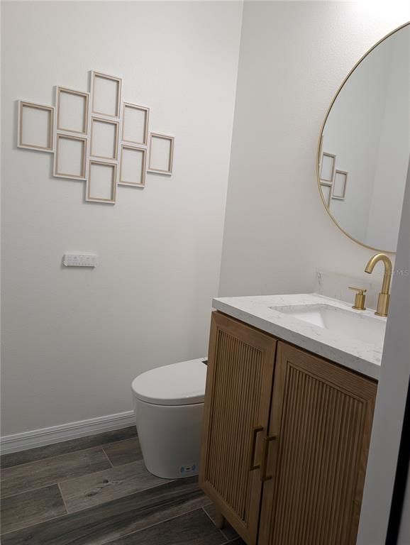 Bathroom, Interior, Wood Texture Flooring