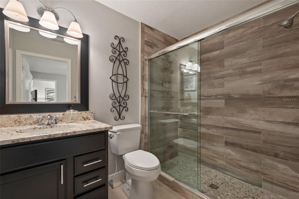 Bathroom, Glass Shower, Interior