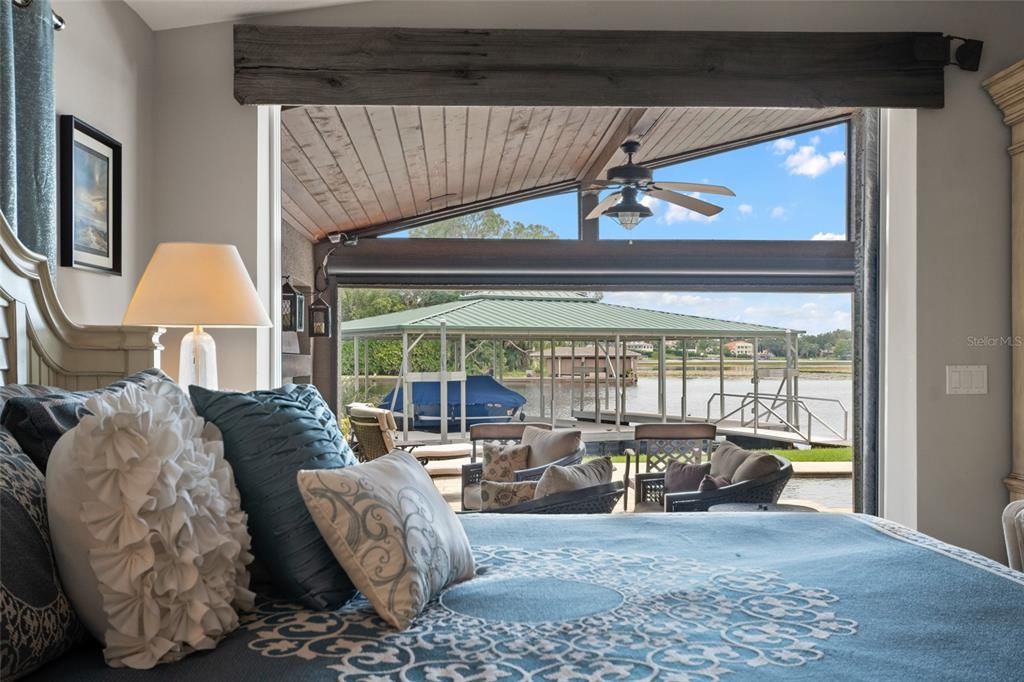 Bedroom, Interior, Living room, Water, Wooden Beams