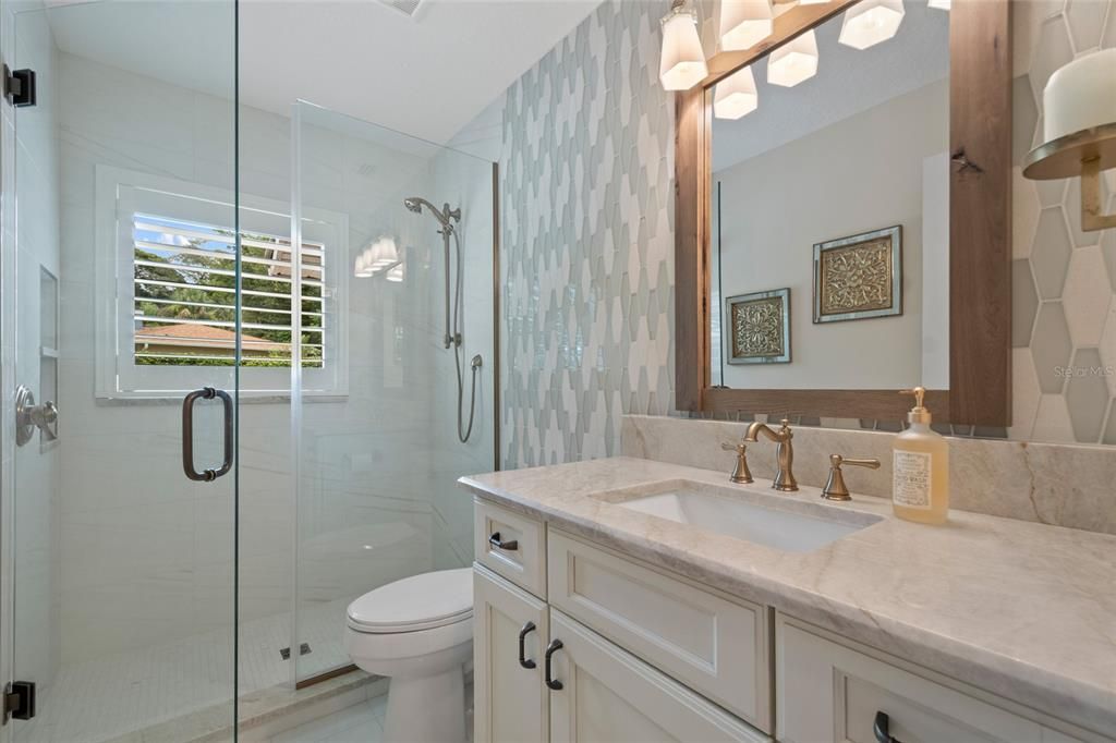 Bathroom, Glass Shower, Interior