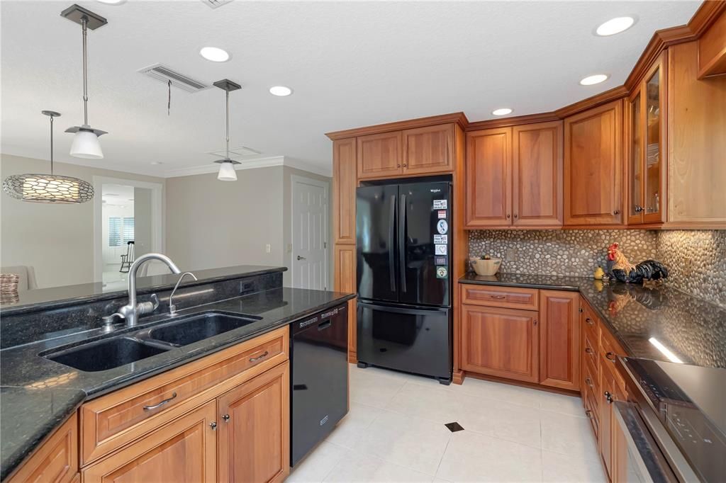 Interior, Kitchen, Pendant Lights, Recessed Lighting