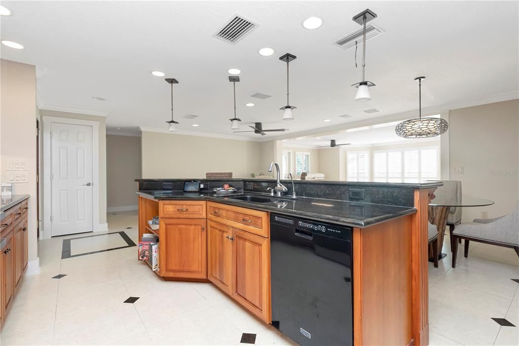 Interior, Kitchen, Pendant Lights, Recessed Lighting