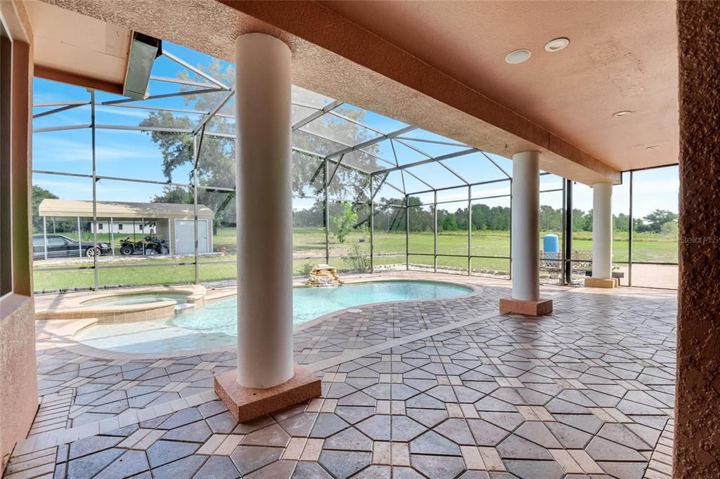Glass Ceilings, Interior, Pool, Recessed Lighting, Sun Room