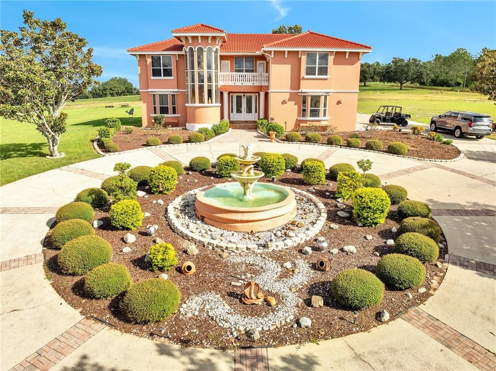 Backyard, Exterior, Facade, Mediterranean