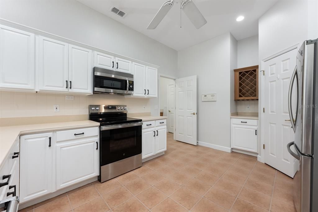 Interior, Kitchen, Recessed Lighting, Stainless Steel Appliances