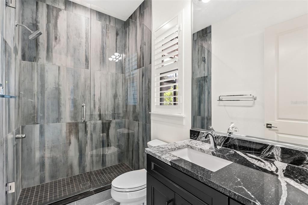 Bathroom, Glass Shower, Interior