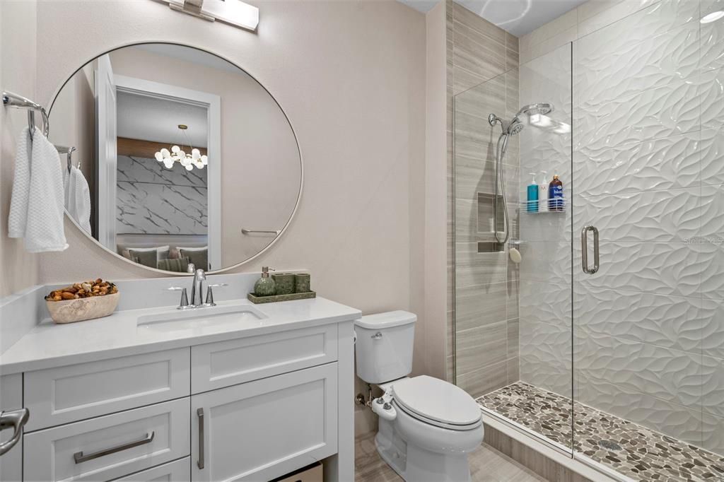 Bathroom, Glass Shower, Interior
