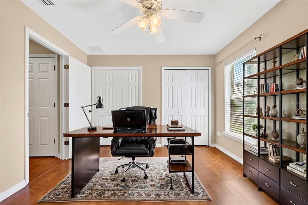 Home Office, Interior, Wood Texture Flooring
