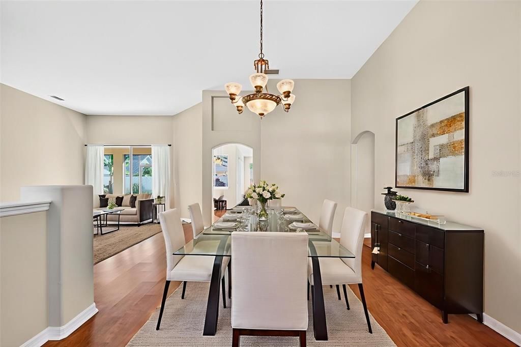Chandelier, Dining room, Interior, Living room, Wood Texture Flooring