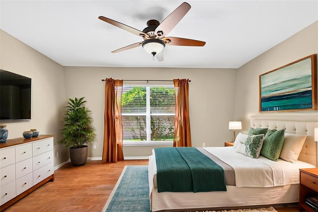 Bedroom, Interior, Wood Texture Flooring
