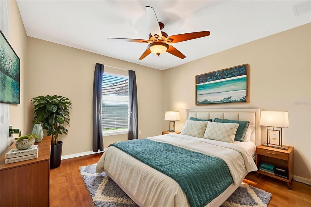 Bedroom, Interior, Wood Texture Flooring