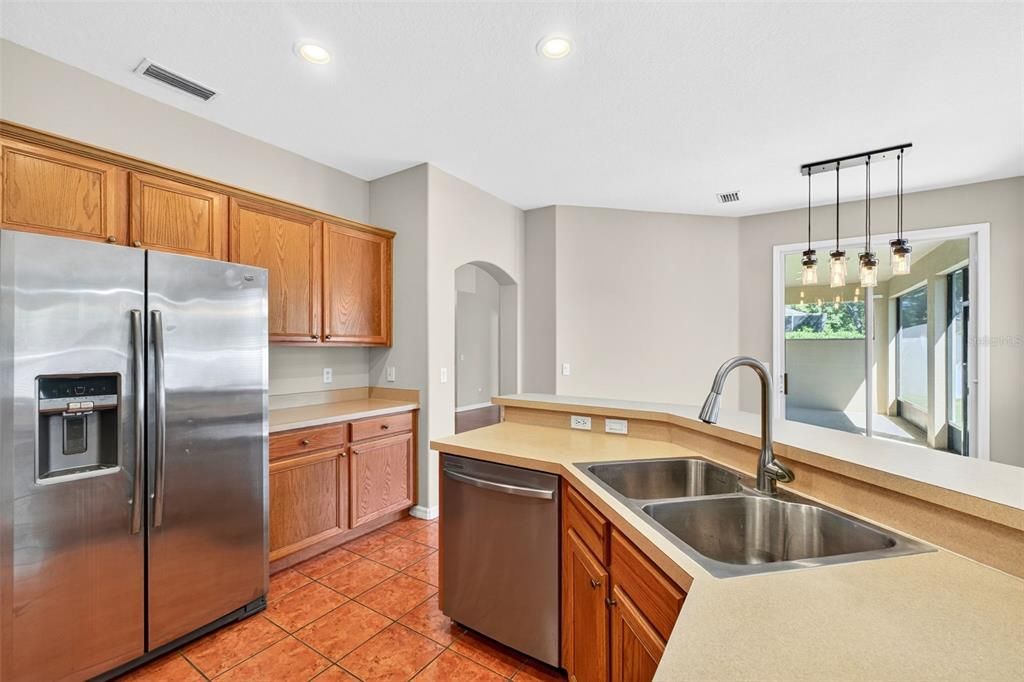 Interior, Kitchen, Pendant Lights, Recessed Lighting