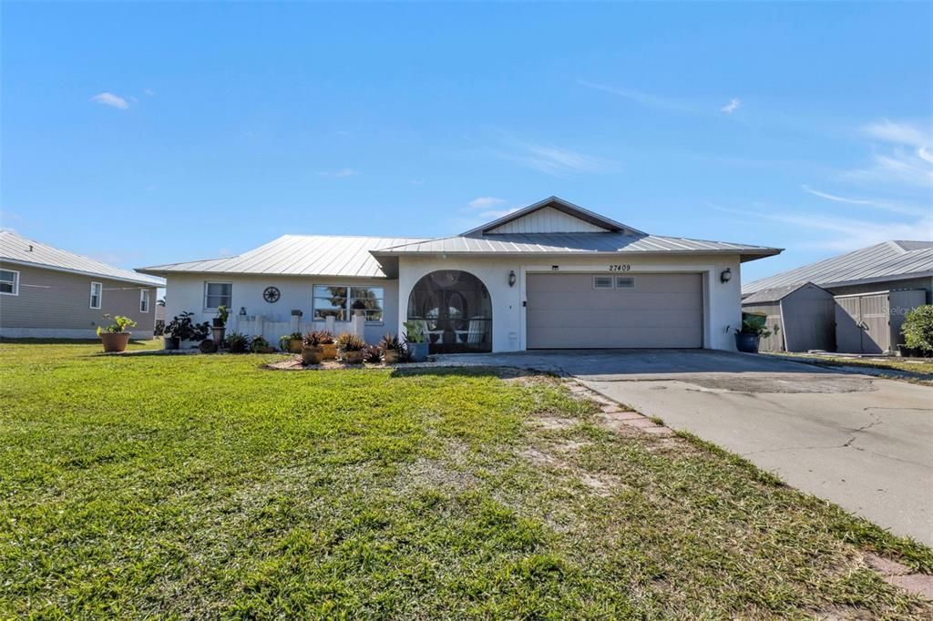 Attached, Backyard, Exterior, Facade, Ranch