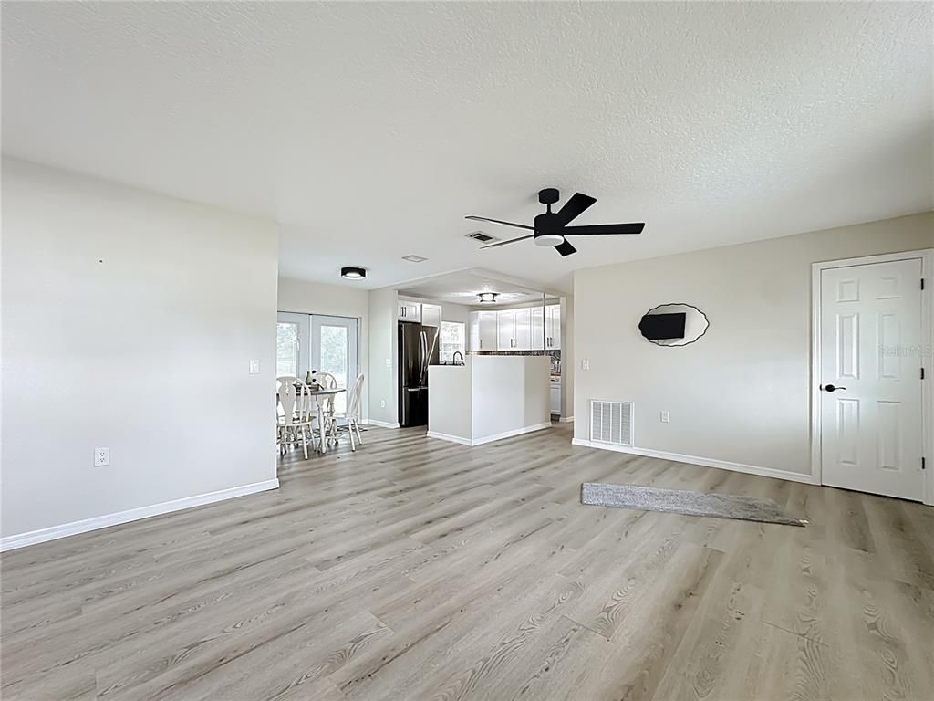 Empty room, Interior, Kitchen, Wood Texture Flooring