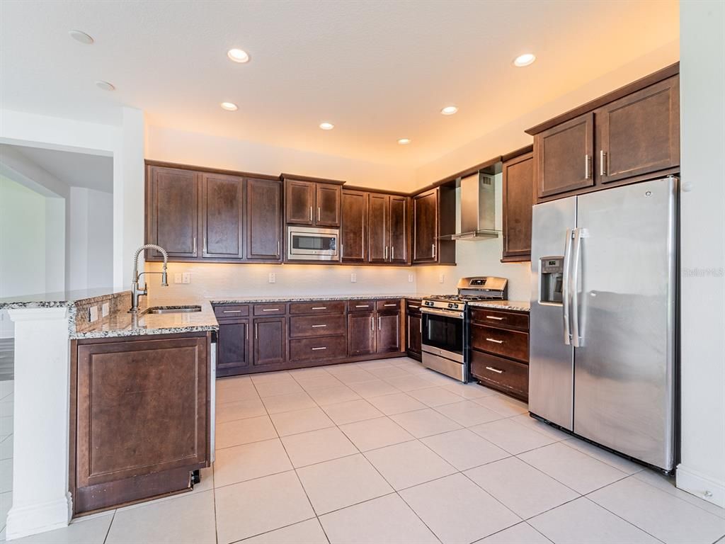 Interior, Kitchen, Recessed Lighting, Stainless Steel Appliances