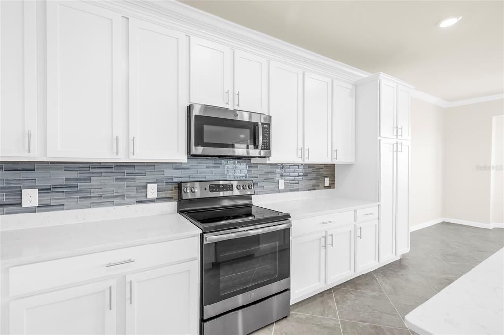 Interior, Kitchen, Recessed Lighting, Stainless Steel Appliances