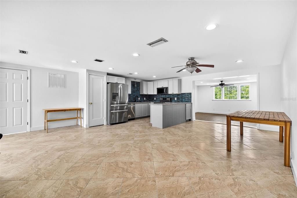 Interior, Kitchen, Recessed Lighting, Stainless Steel Appliances