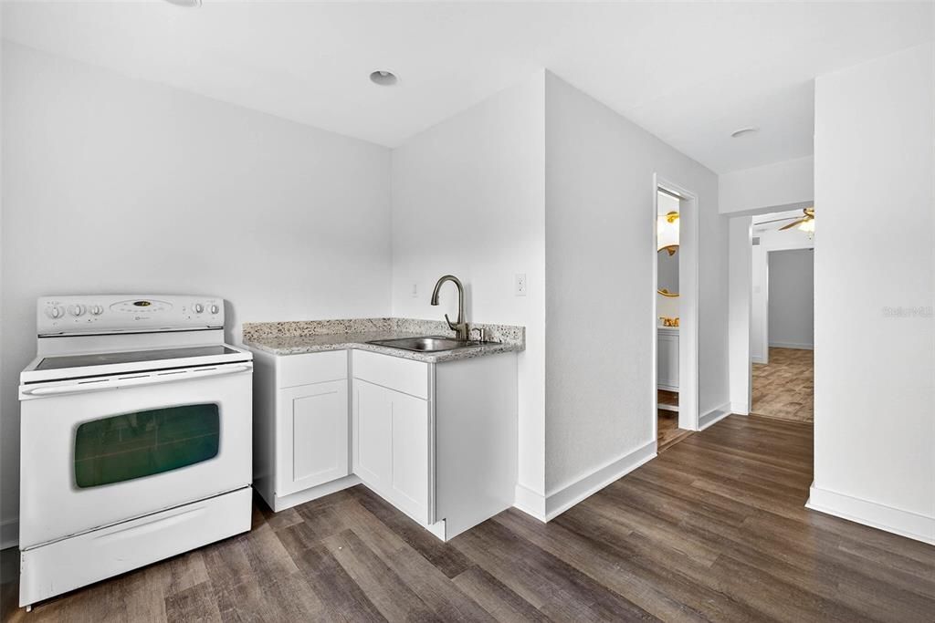 Interior, Kitchen, Wood Texture Flooring