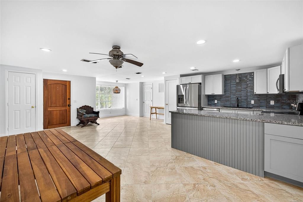 Interior, Kitchen, Recessed Lighting, Stainless Steel Appliances