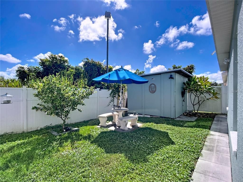 Backyard, Exterior