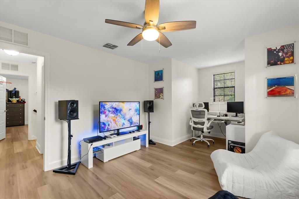 Home Office, Interior, Wood Texture Flooring
