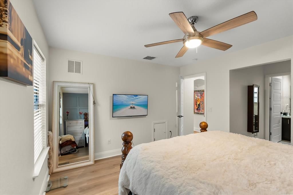 Bedroom, Interior, Wood Texture Flooring