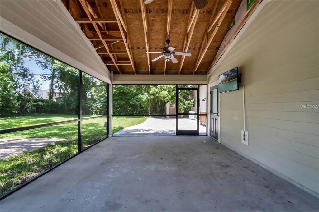 Interior, Sun Room, Wooden Beams, Wooden Ceilings