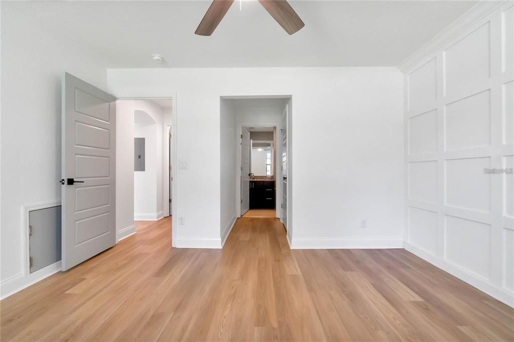 Empty room, Interior, Wood Texture Flooring