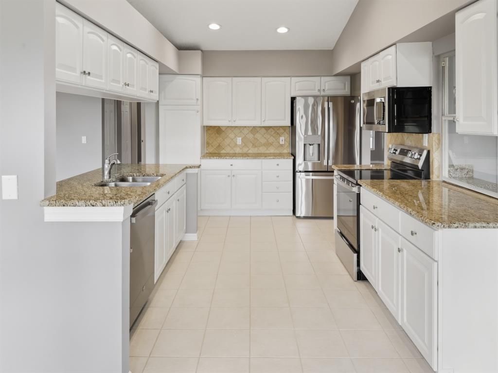 Interior, Kitchen, Recessed Lighting, Stainless Steel Appliances