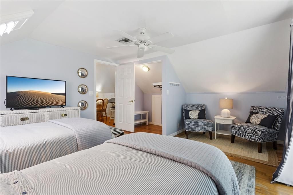 Bedroom, Interior, Wood Texture Flooring